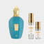 DECANT XERJOFF ERBA PURA — fotografía real, perfume 10 ml 3 ml, composición centrada Nicchia, 2048 x 2048, fondo #EDEDED