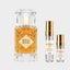 DECANT FRENCH AVENUE ROYAL BLEND — fotografía real, perfume 10 ml 3 ml, composición centrada Nicchia, 2048 x 2048, fondo #EDEDED