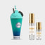 DECANT ARMAF DELIGHTS BON BON — fotografía real, perfume 10 ml 3 ml, composición centrada Nicchia, 2048 x 2048, fondo #EDEDED