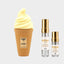 DECANT ARABIYAT PRESTIEGE LEMON SORBET — fotografía real, perfume 10 ml 3 ml, composición centrada Nicchia, 2048 x 2048, fondo #EDEDED