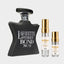DECANT BOND NO.9 LAFAYETTE STREET — fotografía real, perfume 10 ml 3 ml, composición centrada Nicchia, 2048 x 2048, fondo #EDEDED