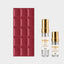 DECANT SABRINA CARPENTER SWEETH TOOTH CHERRY BABY — fotografía real, perfume 10 ml 3 ml, composición centrada Nicchia, 2048 x 2048, fondo #EDEDED