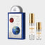 DECANT LATTAFA ART UNIVERSE — fotografía real, perfume 10 ml 3 ml, composición centrada Nicchia, 2048 x 2048, fondo #EDEDED