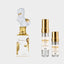 DECANT LATTAFA HER CONFESSION — fotografía real, perfume 10 ml 3 ml, composición centrada Nicchia, 2048 x 2048, fondo #EDEDED