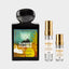 DECANT LORENZO PAZZAGLIA SUMMER HAMMER — fotografía real, perfume 10 ml 3 ml, composición centrada Nicchia, 2048 x 2048, fondo #EDEDED