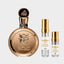 DECANT LATTAFA FAKHAR EXTRAIT — fotografía real, perfume 10 ml 3 ml, composición centrada Nicchia, 2048 x 2048, fondo #EDEDED