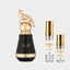 DECANT FRENCH AVENUE FIERTE — fotografía real, perfume 10 ml 3 ml, composición centrada Nicchia, 2048 x 2048, fondo #EDEDED