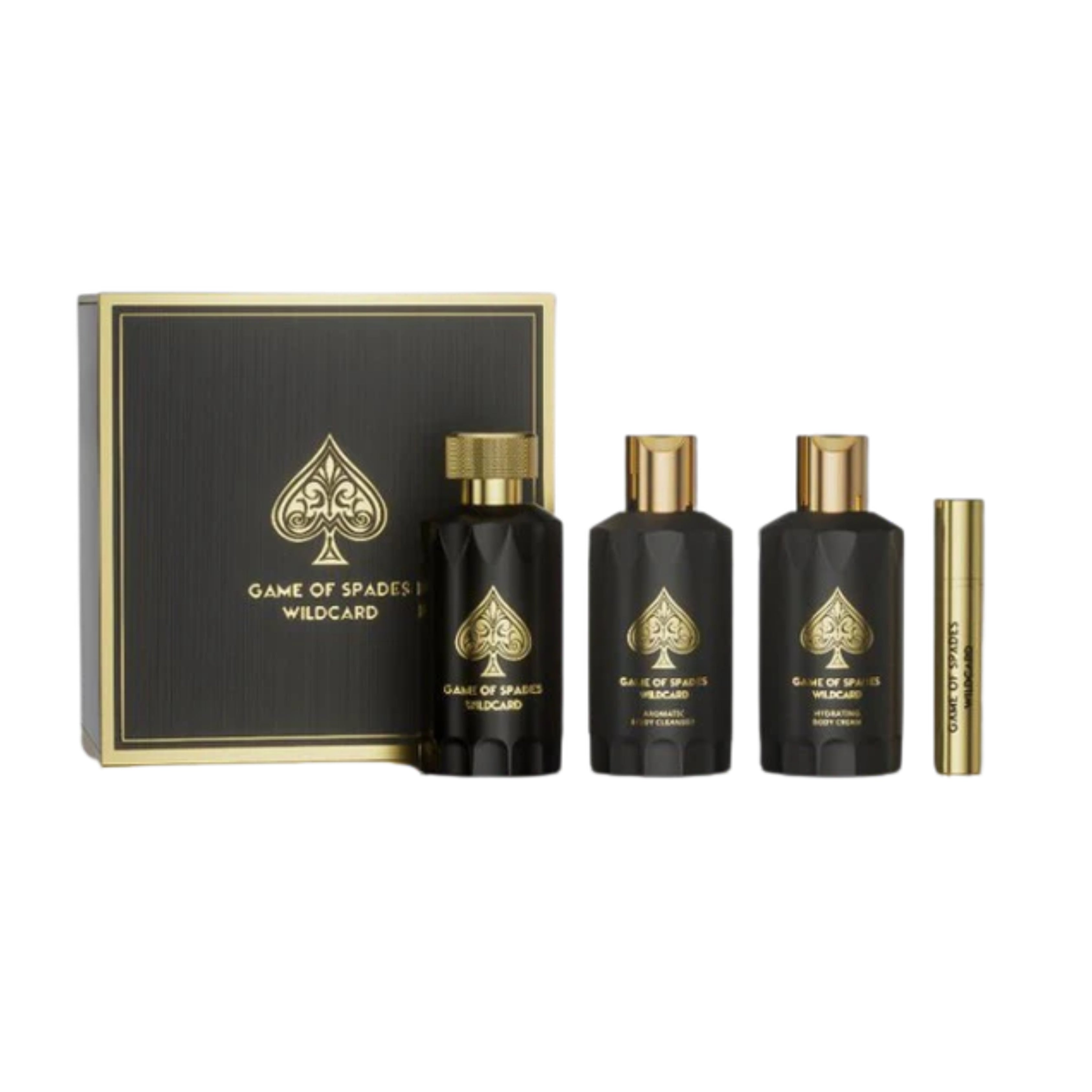 SET JO MILANO GAME OF SPADES WILDCARD 100 ML 4PZAS Imagen principal del producto