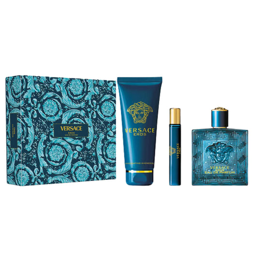 SET VERSACE EROS EDP 100 ML 3PZAS