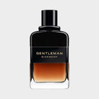 GIVENCHY GENTLEMAN RESERVE PRIVEE — botella sola, fotografía real, 2048 x 2048, fondo #EDEDED