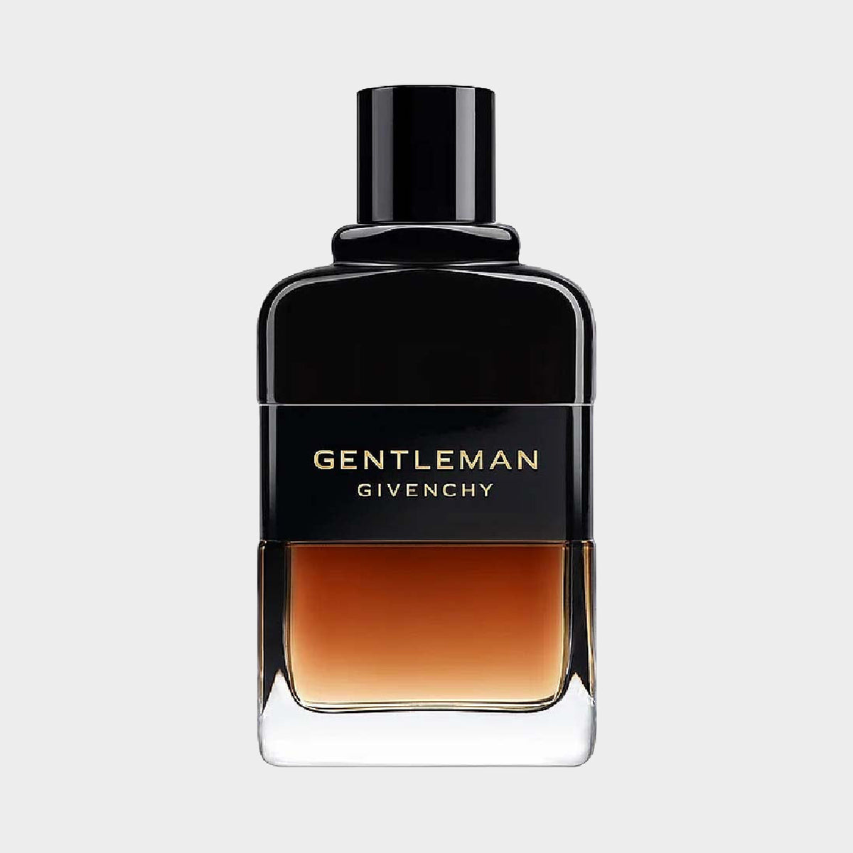GIVENCHY GENTLEMAN RESERVE PRIVEE — botella sola, fotografía real, 2048 x 2048, fondo #EDEDED