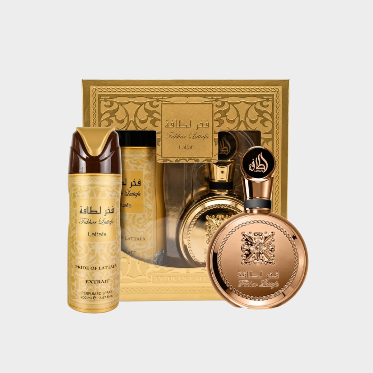 LATTAFA FAKHAR EXTRAIT SET 2PZAS